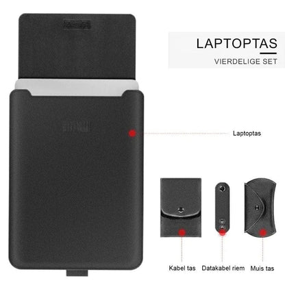 Laptoptas Zwart - Alles-in-Één Waterbestendig - Nylon