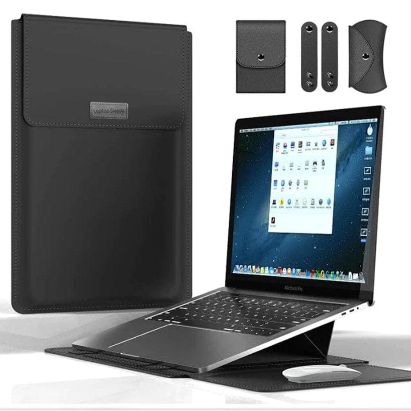 Laptoptas Zwart - Alles-in-Één Waterbestendig - Nylon