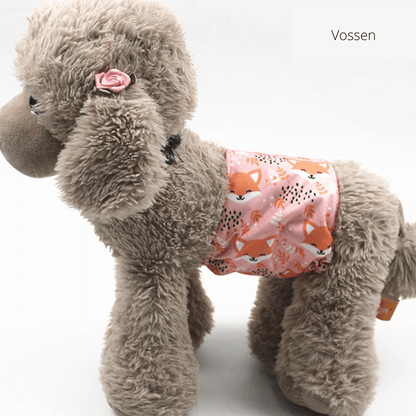 Wasbare Hippe Hondenluier - Geen Ongelukjes Meer - Blauw met Pandaberen
