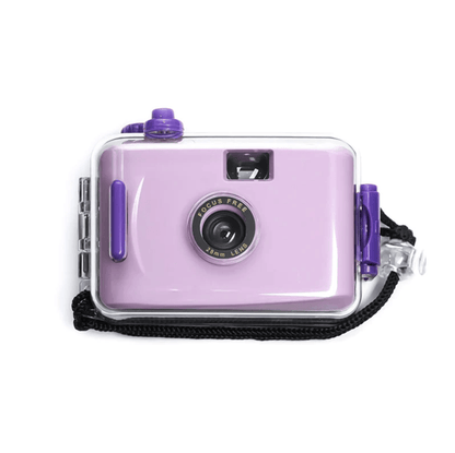 Waterdichte Vintage Camera - Paars