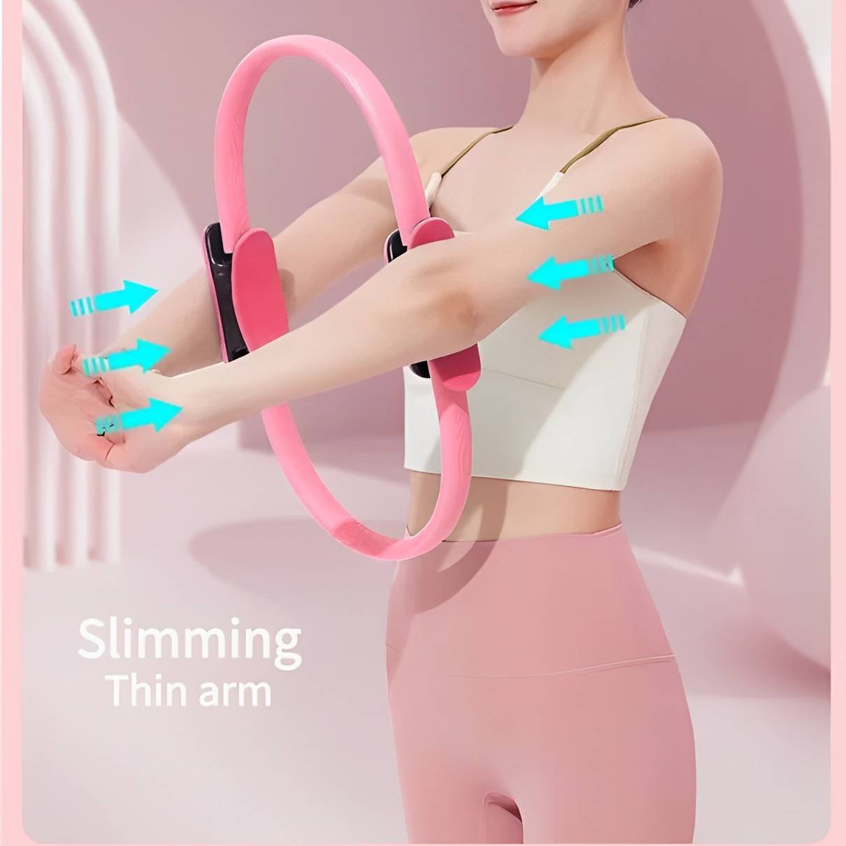 Pilates Ring voor Vrouwen – Elastische Pilates Ring voor Thuis en Krachttraining